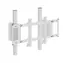 Oplite Monitor Mount S8 bílá / Držák monitoru / VESA 75-400×200 mm / nosnost 20 kg / náklon a výška nastavitelné