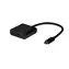EFB USB-C - HDMI černá / Adaptérový kabel / 4K 30Hz / HDCP 1.4 / 0,15 m