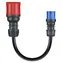 go-e adaptérový kabel CH-04-01 černá / Adaptér / CEE32 3f 32A na CEE16 1f 16A / 30 cm / IP55