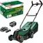 Bosch CityMower 18V-32-300 zelená/černá / Aku sekačka na trávu / 18V / Šířka záběru 32 cm / Koš 30 L