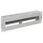 Solarix RAIL-3U-DIN / Instalační panel / 3U / DIN lišta / 19" / RAL 7035