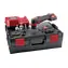 FLEX PXE 80 12-EC/2.5 SET / Aku excentrická leštička / 12 V / 2x2.5Ah / L-BOXX