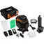 NEO TOOLS 3D laser 16 linií zelený / Křížový laser / kufr / magnetický držák / nabíječka