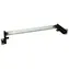 Solarix RAIL-1U-DIN černá / DIN lišta / do 19" rozvaděče / 1U / RAL 9005