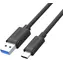 Unitek C14103BK černá / Kabel / USB-A (M) - USB-C (M) / 3 m