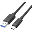 Unitek C14103BK černá / Kabel USB-C / USB-A (M) - USB-C (M) / 1,5 m