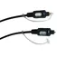 Schwaiger optický kabel Toslink černá / Audio kabel optický / Toslink - Toslink / zlacené konektory / 1,5 m