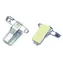 Eurosupplies Klips samolepící s krokodýlkem / Klips / 30x11 mm / 100 ks