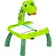 ECOTOYS Kreslicí tabule s projektorem Dinosaurus zelená / 3 tematické disky / 12 fixů / 38x30x24 cm