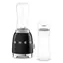 SMEG PBF01BLEU černá / Smoothie mixér / 300 W / 0,6 l / 2 rychlosti