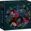 INTERDRUK Kulaté puzzle Secret Garden: Pár pávů / 500 dílků / průměr 63 cm
