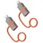 4smarts Adaptér USB-C na Lightning PD 27W šedá / Adaptér / Power Delivery 27W / 2 ks