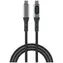 4smarts DigitCord 240W 1,5m černý / Kabel USB4 / 40 Gb/s / 8K 60Hz / PD 240W