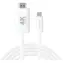 4smarts kabel USB-C na HDMI 2m bílá / Kabel / 4K 60Hz