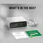 4smarts GaN Screen 100W 3C+2A bílá / Nabíječka / LED displej / 3x USB-C / 2x USB-A / PD, QC 3.0