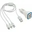 Compass Autonabíječka USB 3v1 2,1A / Autonabíječka / iPhone, Micro USB, USB-C