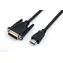TB Touch HDMI-DVI (24+1) černá / Propojovací kabel / Pozlacené konektory / HDMI 1.4 / 1,8 m