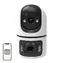 MOES WCM-Q09 / IP kamera / 8MP duální objektiv / Wi-Fi 6 / PTZ 300°/60° / Noční vidění