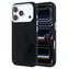 Lacoste PVC Petit Pique Semi Wrap Embossed černá / Zadní kryt / iPhone 18 Pro Max / MagSafe