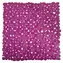 MSV GALETS protiskluzová podložka do sprchy fialová / PVC / 53 x 53 cm