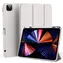 eSTUFF Pouzdro Miami pro Apple iPad Pro 12,9" (2022/2021) šedá / Pouzdro na tablet / PU kůže / Magnetické zavírání
