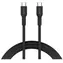 CANYON OnWire CCAP60CL černá / Nabíjecí kabel / USB-C – USB-C / 60W PD / opletený / 1 m