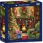 BLUEBIRD Čtvercové puzzle Příjemný vánoční večer / 1000 dílků / 63,5 × 63,5 cm