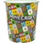STOR Odpadkový koš Minecraft / Odpadkový koš / Plast / 22,5 × 21 × 21 cm