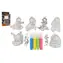 TEDDIES Vymaluj si svůj přívěsek Vesmír / Kreativní sada / 13 x 21 cm / od 3 let