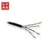 LYNX UTP kabel Cat5e černý / Síťový kabel / drát / PE / venkovní / box 305m