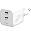 4smarts PDPlug SiC Dual bílá / Nabíječka / 45 W / 2x USB-C / SiC / Power Delivery