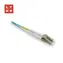 Lynx LC/LC tyrkysová / Optický patch kabel / Multimode OM3 / 50/125 µm / Duplex / 3 m