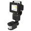 LED reflektor s PIR čidlem 10W/800lm černý / Reflektor / EPISTAR MCOB / AC 230V