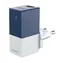 LDNIO PA307 bílá/modrá / Cestovní nabíječka s power bankou / 2600 mAh