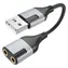 Borofone BV19 černá / Externí zvuková karta / USB / 2x Jack 3.5mm