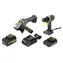 GRUNDER CD-B0A18+AGB0218 / Sada aku nářadí / 18V / Brushless / 2Ah, 4Ah