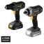 GRUNDER CDL1218CWL1218E / Sada aku nářadí / 18V / Brushless / 2Ah