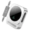 Borofone BC52 stříbrná / FM transmitter Bluetooth / Jack 3,5 mm