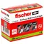 fischer DuoPower 6x30 EasyHook Angle bílá / Hmoždinka s úhlovým hákem / 25 ks / 6x30 mm