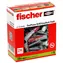 fischer DuoPower 8x40 EasyHook Angle bílá / Hmoždinka / 25 ks / s úhlovým hákem