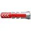 fischer DuoPower 6x30 světle šedá, červená křídla / Hmoždinka / univerzální rozpínací / kbelík s víkem / 3 200 ks