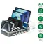 4smarts Team 100W šedá / Nabíjecí stanice / 5x USB-C / 1x USB-A / sada kabelů