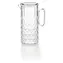 Guzzini VANITY čirý / Džbán s víkem / 1750 ml / akrylový krystal na biologické bázi