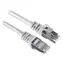 Alantec KKS6ASZA1.0 šedý / Patch kabel / S/FTP / kategorie 6A / 1 m / LSOH