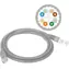 Alantec KKU6ASZA1.0 šedá / Patch kabel / U/UTP / Cat 6a / LSOH / 1 m