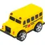 Antistresový školní autobus žlutý / Antistresová hračka / Guma, plast / 8,5 cm
