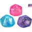 Antistresová třpytivá mačkací kostka diamant / 3 barvy / 6 cm / Plast