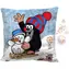 MORAVSKÁ ÚSTŘEDNA Polštář Krtek zima / 30 x 30 cm / textil / Předškoláci