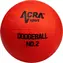 Acra Rubber Dodgeball červená / Míč / vel. 2 / 300 g