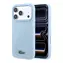 Lacoste Iconic Petit Pique Metal Logo modrá / Kryt pro iPhone 18 Pro Max / MagSafe / PVC